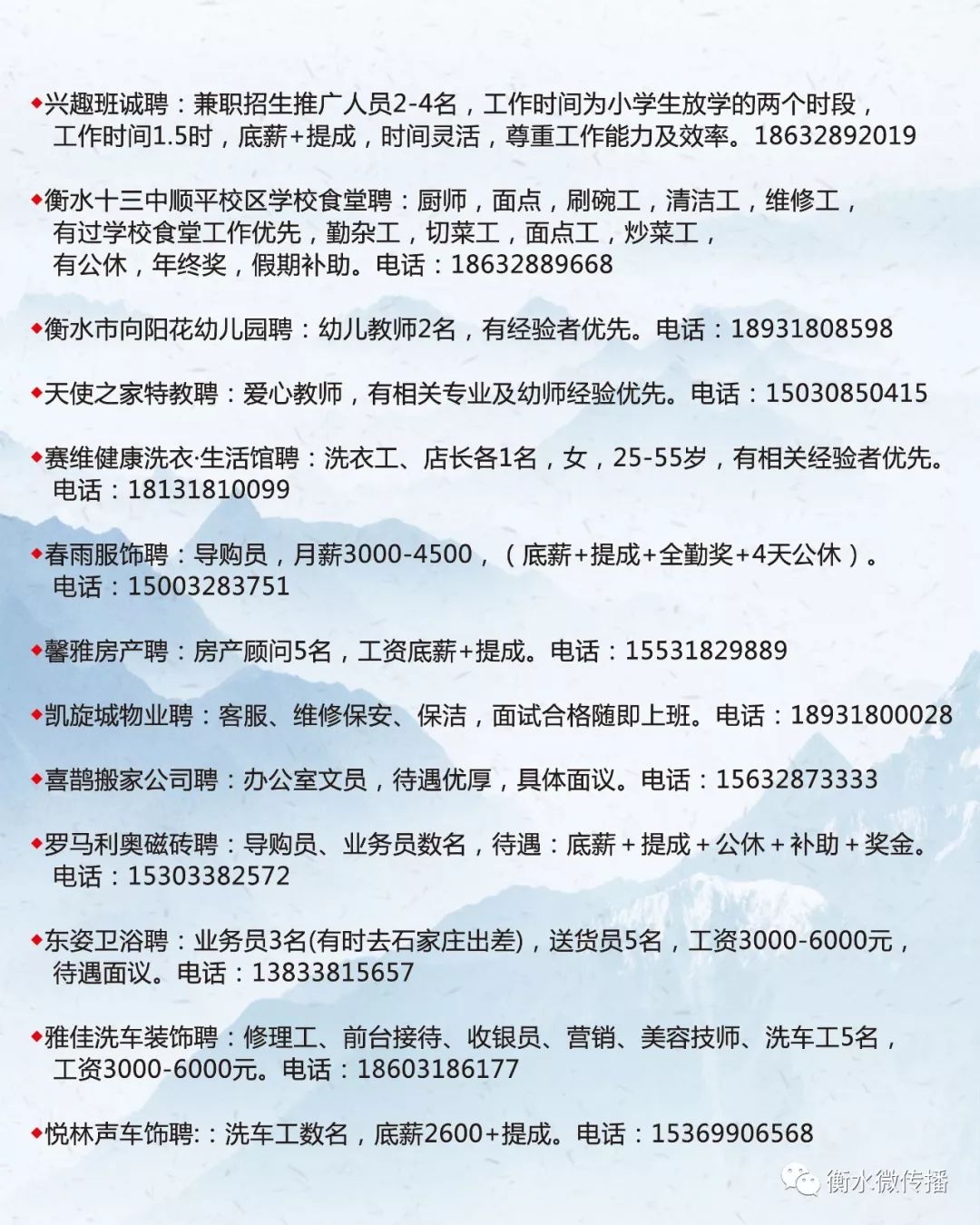 榆树最新招聘信息详解