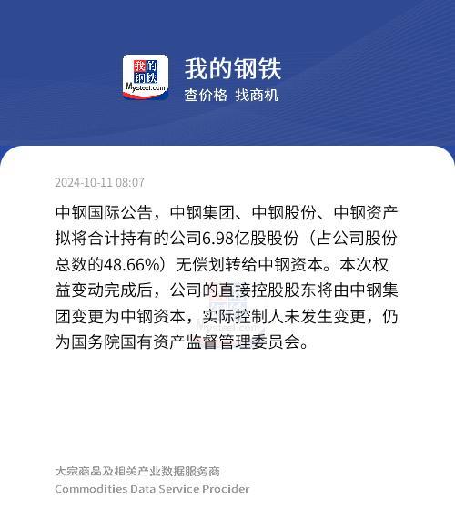 中钢国际最新公告深度解读与解析